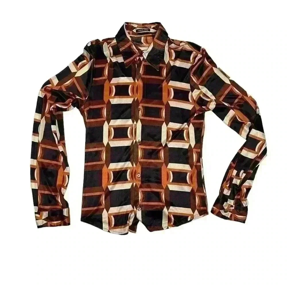 Costume Homme Vintage  Silk Shirt